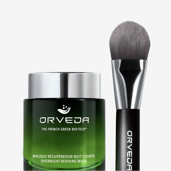 Orveda Overnight Reviving Mask with Brush and bag brand new